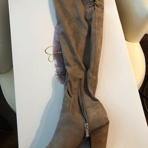 Jessica Simpson ultra suede over the knee boot